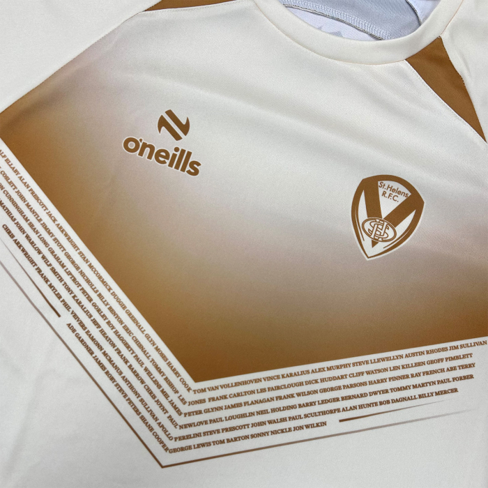 2026 Hall of Fame Tee Cream/Gold