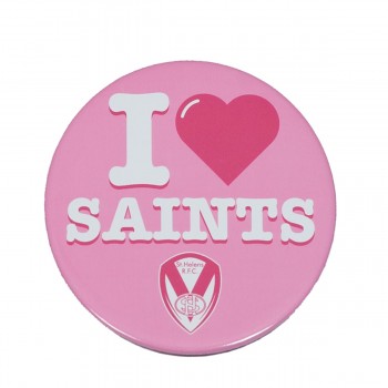 I love Saints Badge