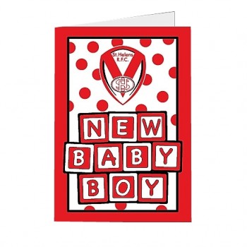 Saints Baby Boy Card