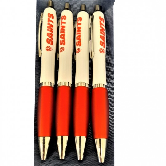 Saints 4 Pack Pen Set