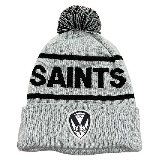 2022 SAINTS Grey Training Bobble Hat