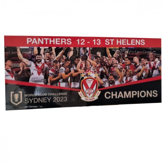 WCC Champions Car Sticker