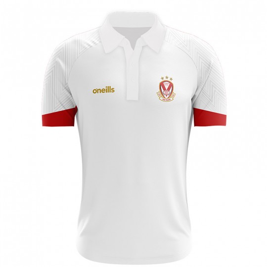 2023 Adult 3 Star Polo White