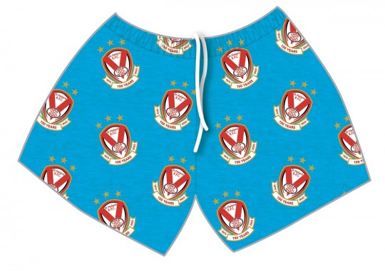 Kids 3 star logo Swim shorts .