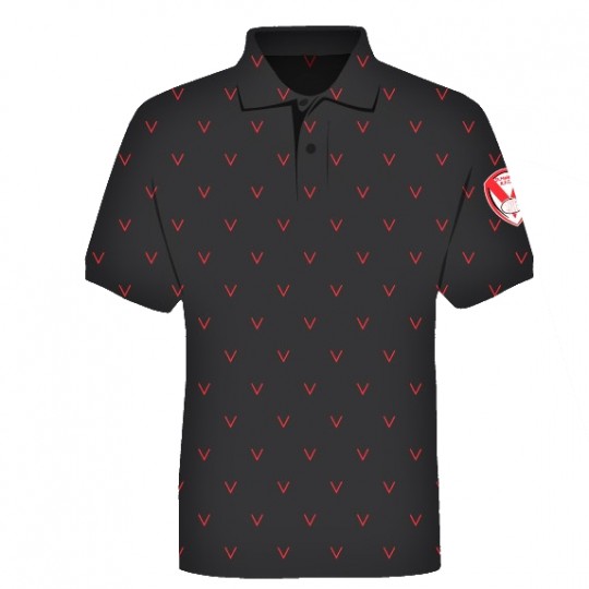 Golf Style Polo Black