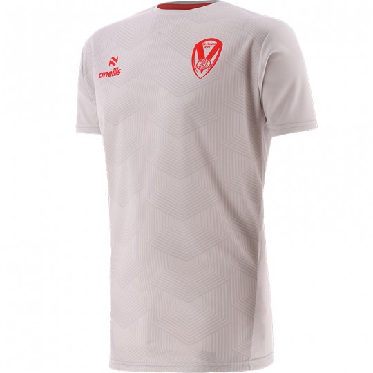 2024 Kids Core Training Tee Grey/Red
