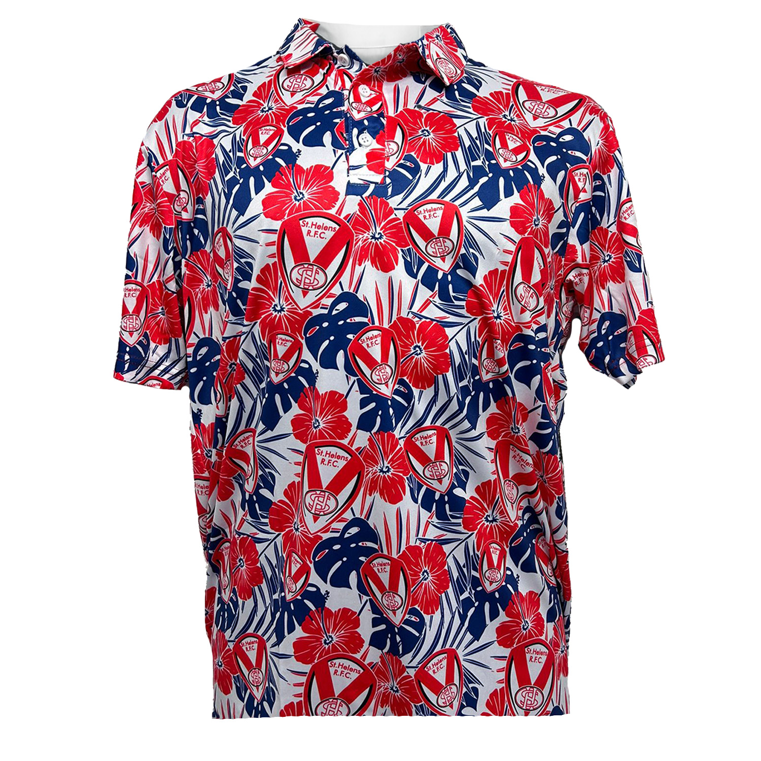 Men's Hawaiian Polo Shirt