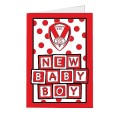 Saints Baby Boy Card