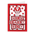 Saints Baby Boy Card