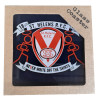 Glass Coaster -  Coat of Arms Navy