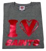 Saints Heart Foil Tee