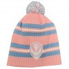 Ribbed Hat Sky/Pink