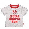 Little Saint T-shirt Grey /Red