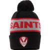 2024 Kids SAINTS Black and Red Bobble Hat