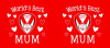 Worlds Best Mum Hearts Mug