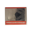 Whiskey Glass/Black Sock Set