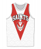 Basketball Style Vest White