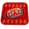 Coaster Vee Best Dad Ball Design