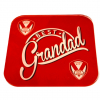 Coaster Best Grandad Curly Design