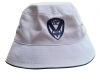 Crest Bucket Hat White/Navy