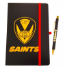 A5 Crested Notebook and Pen Gold Colour