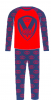 Womens Navy/Red Pyjamas