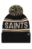 2026 SAINTS Black/Grey Bobble Hat
