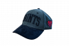 Navy Corduroy Peak Cap
