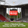 Match Day Big Screen Message