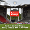 Match Day Big Screen Message - Saints v Catalans