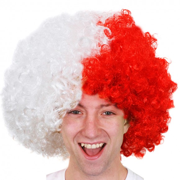 Wig- Red/White