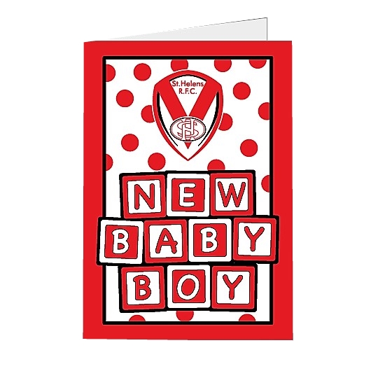 Saints Baby Boy Card