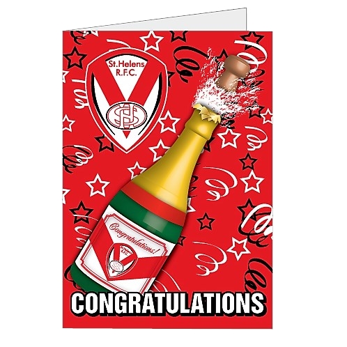 Champagne Congrats Card