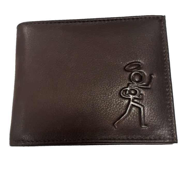 Stickman Leather Wallet Brown