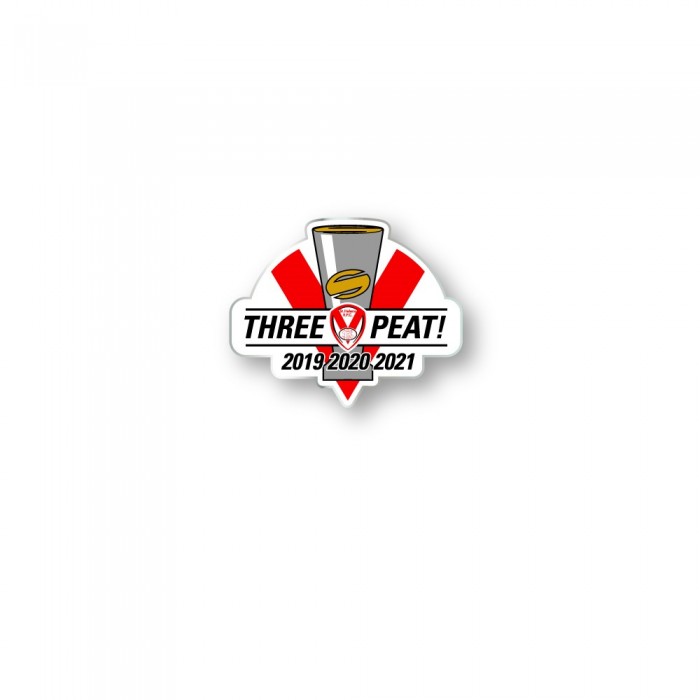 Three-Peat Badge