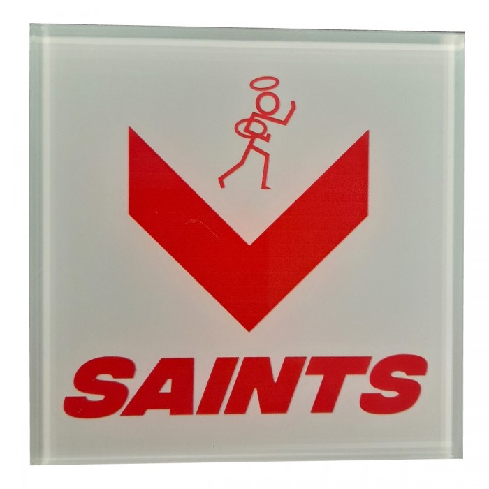 Glass Coaster -  Vee Saints