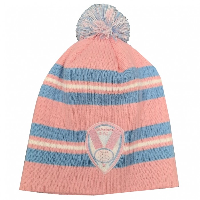 Ribbed Hat Sky/Pink
