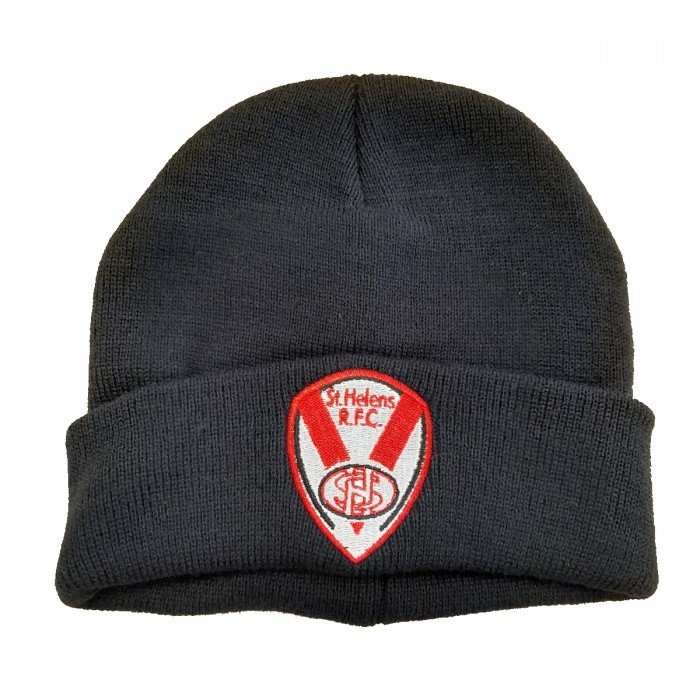 Kids Crest Turn Up Beanie Hat