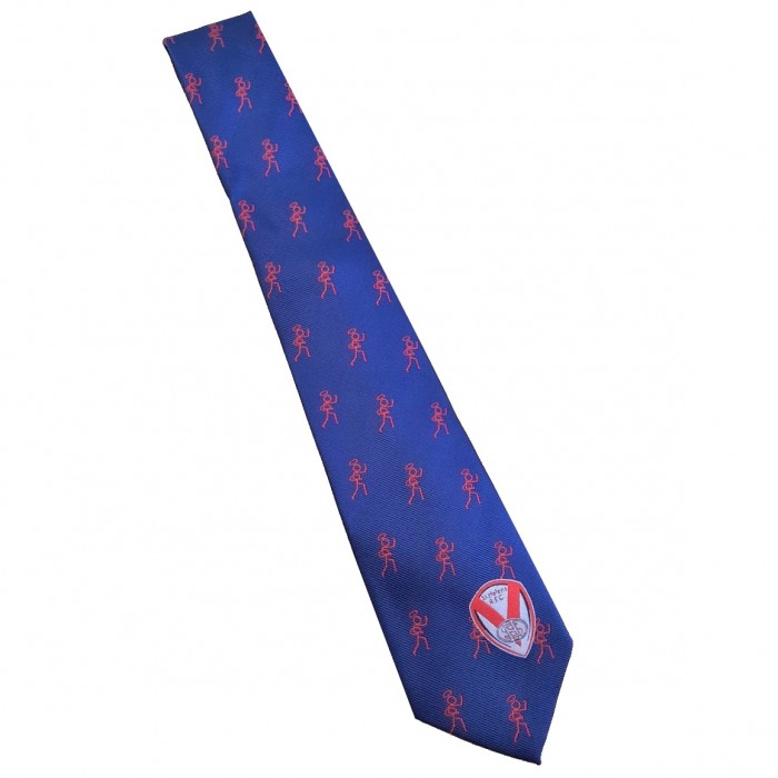 Navy Stickman Tie