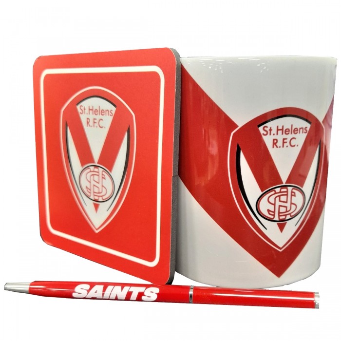 Red Vee Desk Top Set