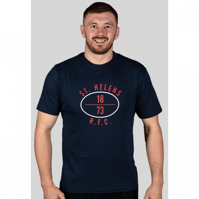 Adults Oval T-Shirt Navy