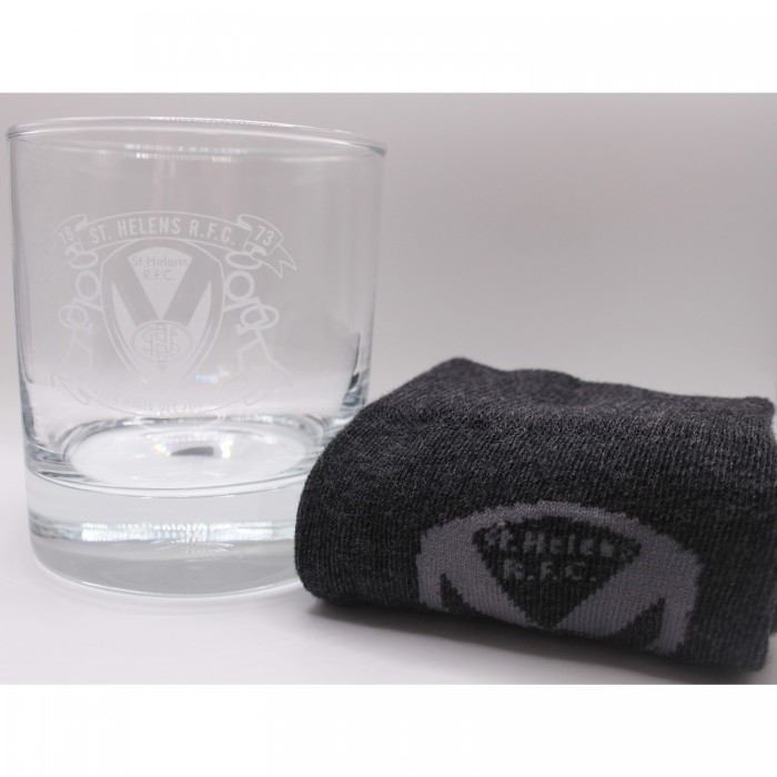 Whiskey Glass/Sock Set