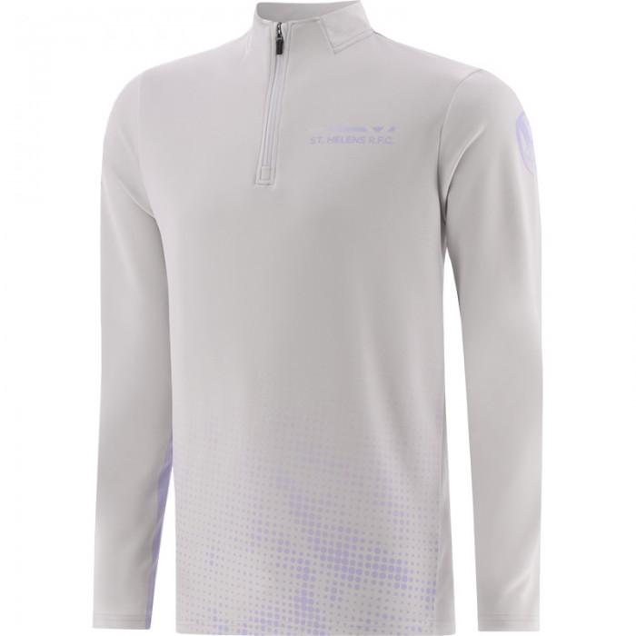 2024 Capt Run Girl's HZ Top Lt Grey