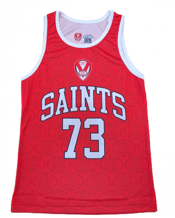 Basketball Style Vest Red