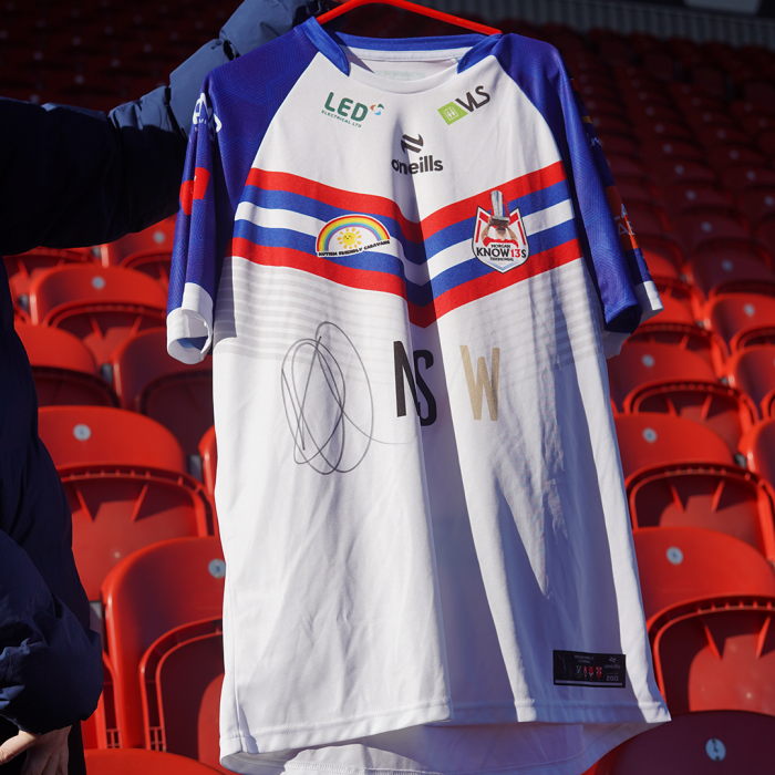 (Signed) Konrad Hurrell Warm Up Top