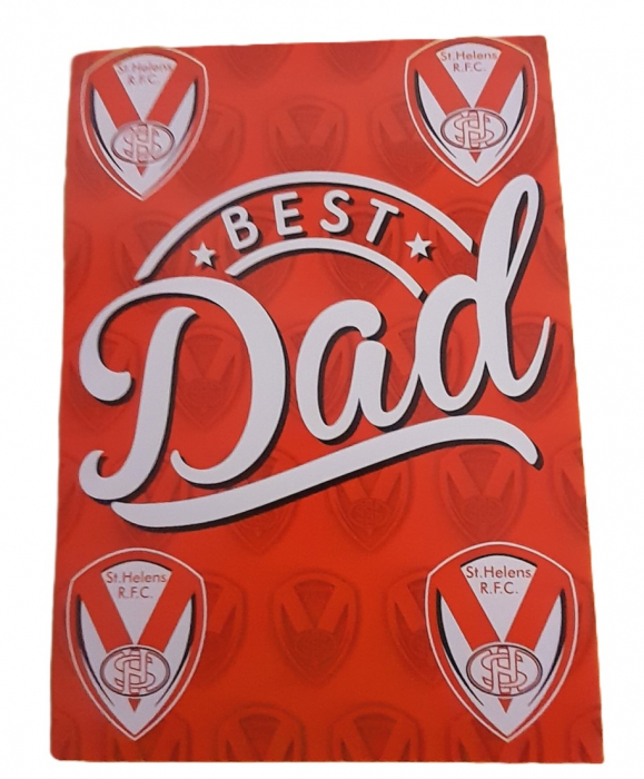 Best Dad Multicrest Card