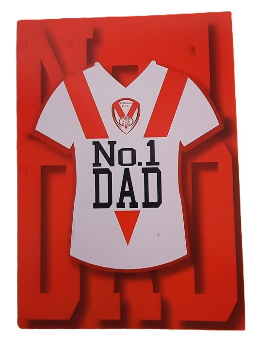 No1 Dad Shirt Card