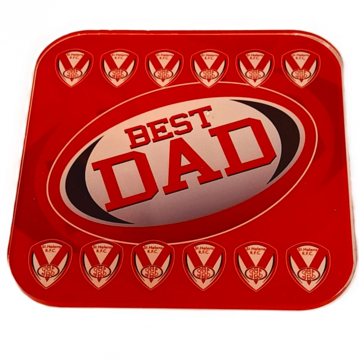 Coaster Vee Best Dad Ball Design