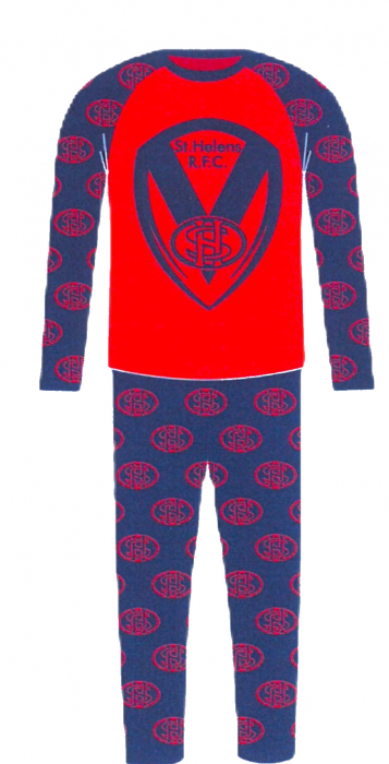 Womens Navy/Red Pyjamas