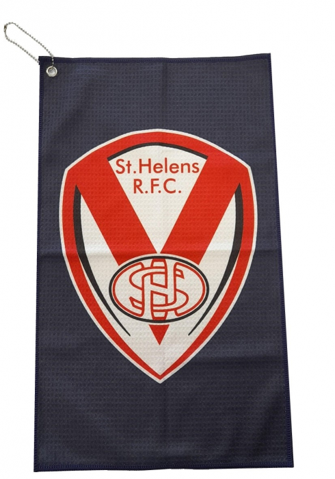 Printed Golf Towel Blue